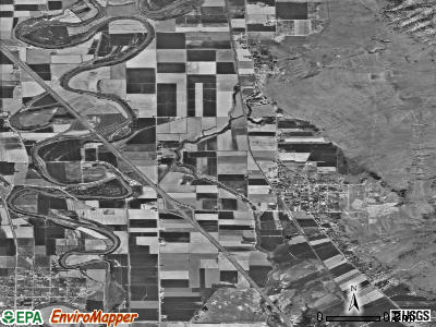Zip code 84314 satellite photo by USGS
