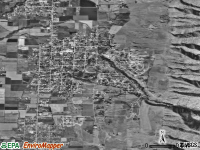 Zip code 84332 satellite photo by USGS