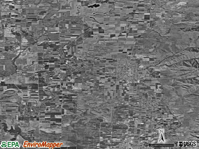 Zip code 84335 satellite photo by USGS