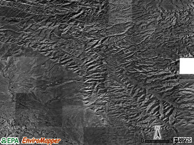 Zip code 84520 satellite photo by USGS