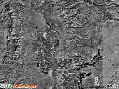 Zip code 84634 satellite photo by USGS