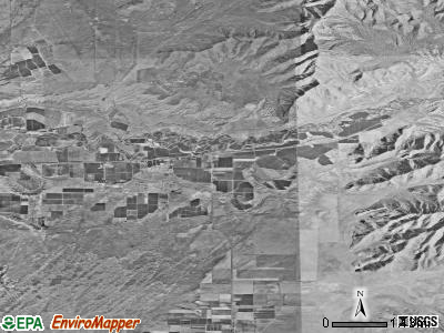Zip code 84638 satellite photo by USGS