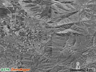 Zip code 84664 satellite photo by USGS