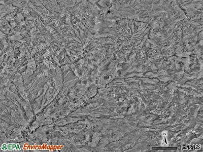 Zip code 84722 satellite photo by USGS