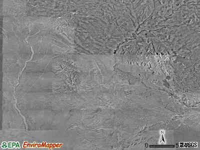 Zip code 84733 satellite photo by USGS