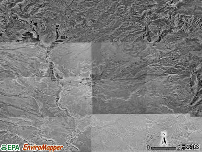 Zip code 84736 satellite photo by USGS