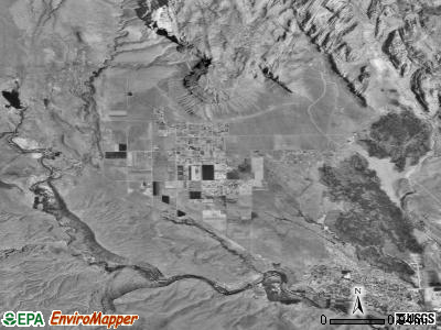 Zip code 84738 satellite photo by USGS