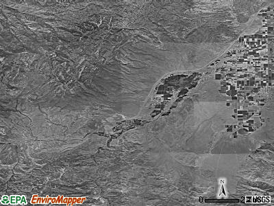 Zip code 84739 satellite photo by USGS