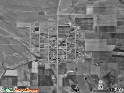 Zip code 84744 satellite photo by USGS