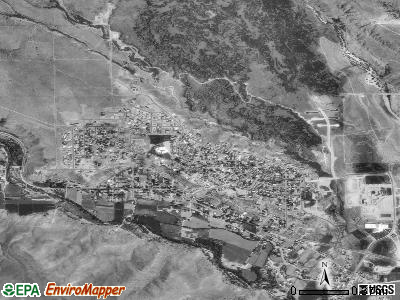 Zip code 84765 satellite photo by USGS