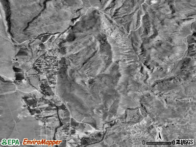 Zip code 84774 satellite photo by USGS