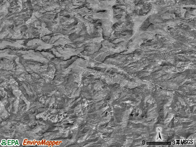 Zip code 84780 satellite photo by USGS