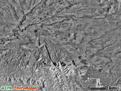 Zip code 84783 satellite photo by USGS