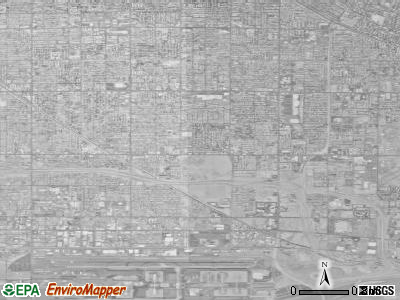 Zip code 85008 satellite photo by USGS