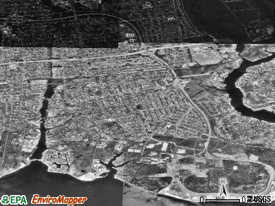 Zip code 11730 satellite photo by USGS