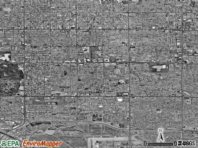 Zip code 85711 satellite photo by USGS