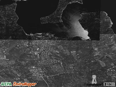 Zip code 11771 satellite photo by USGS