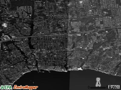Zip code 11772 satellite photo by USGS