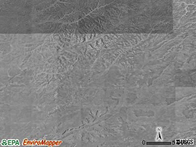 Zip code 86510 satellite photo by USGS