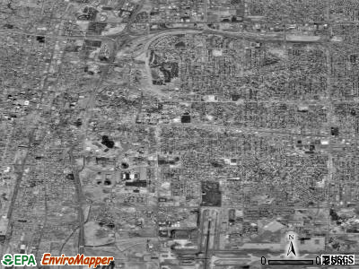 Zip code 87106 satellite photo by USGS
