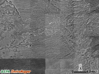 Zip code 87505 satellite photo by USGS