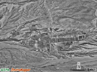 Zip code 87513 satellite photo by USGS