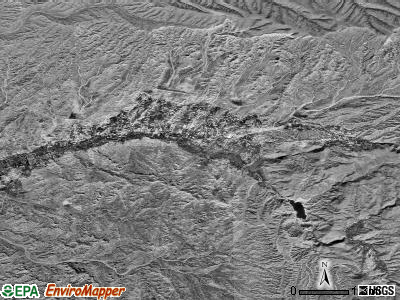 Zip code 87522 satellite photo by USGS