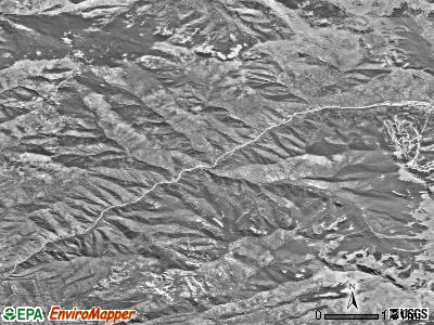 Zip code 87525 satellite photo by USGS