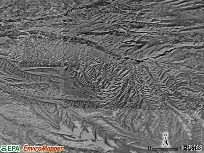 Zip code 87527 satellite photo by USGS