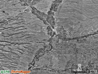 Zip code 87532 satellite photo by USGS
