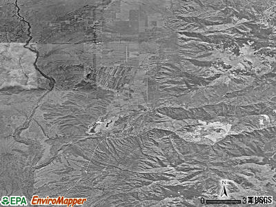Zip code 87556 satellite photo by USGS