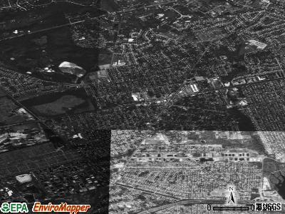 Zip code 11798 satellite photo by USGS