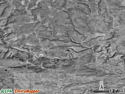 Zip code 87583 satellite photo by USGS