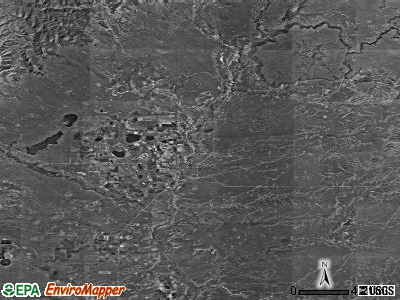 Zip code 87728 satellite photo by USGS