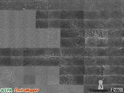 Zip code 87752 satellite photo by USGS
