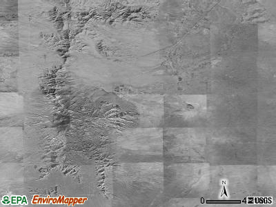 Zip code 88002 satellite photo by USGS