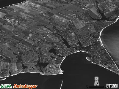 Zip code 11935 satellite photo by USGS