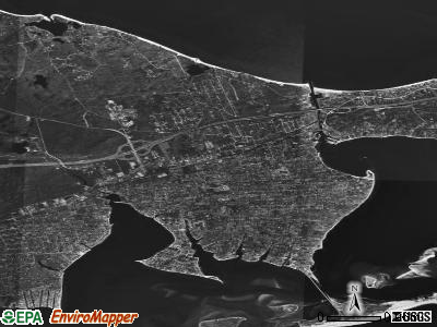 Zip code 11946 satellite photo by USGS
