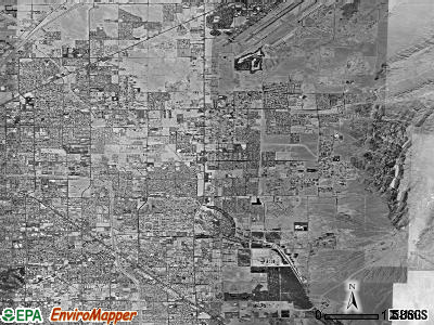 Zip code 89110 satellite photo by USGS