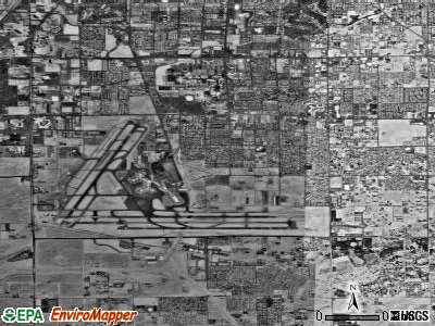 Zip code 89119 satellite photo by USGS