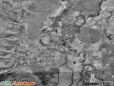 Zip code 89411 satellite photo by USGS