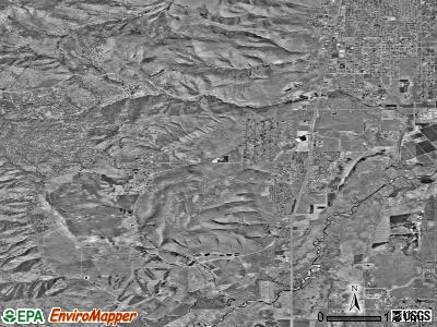 Zip code 89705 satellite photo by USGS