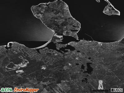 Zip code 11963 satellite photo by USGS