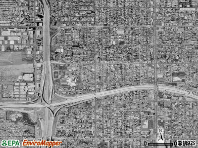 Zip code 90304 satellite photo by USGS