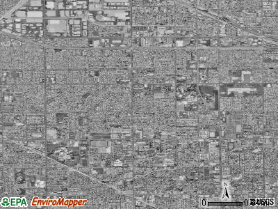 Zip code 90620 satellite photo by USGS