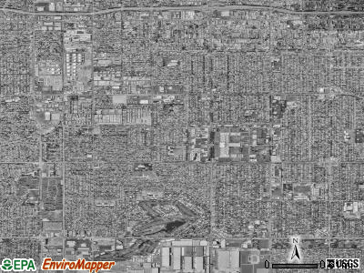 Zip code 90712 satellite photo by USGS