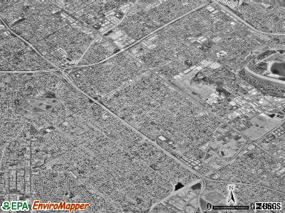 Zip code 91331 satellite photo by USGS