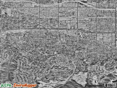 Zip code 91356 satellite photo by USGS