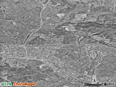 Zip code 91362 satellite photo by USGS