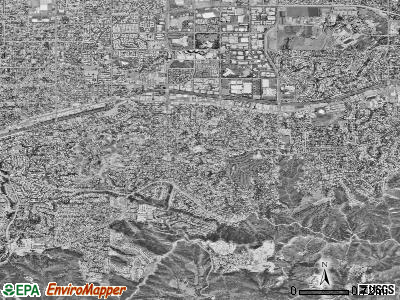 Zip code 91364 satellite photo by USGS